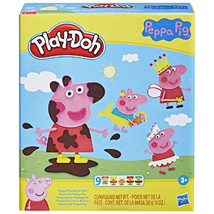 Play-Doh Peppa Wutz Stylingset mit 9 Dosen und 11 Accessoires für 8,90€ (statt 12€) – Prime