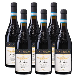 6 Flaschen San Tanaro 8 Gioie Piemonte DOC Rosso für nur 21,94€