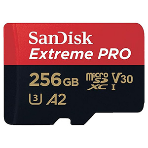 SANDISK Extreme PRO microSD Speicherkarte (256 GB, 200 MB/s) für nur 26,88€ (statt 32€)