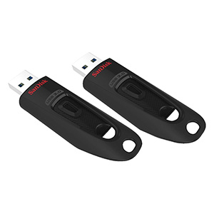 2er Pack SANDISK Ultra USB-Stick (64 GB, 130 MB/s) für nur 9€ (statt 13€)