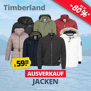 SportSpar: Großer Timberland Sale mit vielen Jacken ab nur 59,99€