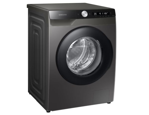 Samsung Waschmaschine WW80T534AAXAS2 (8 kg, 1400 U/min, Ecobubble, Automatische Waschmittel- und Weichspülerdosierung) Inox/Schwarz für 589€