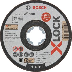 Bosch Professional gerade Trennscheiben Standard 115 mm 10 Stück für 6,49€ (statt 10,96€)
