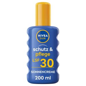 NIVEA SUN LSF 30 Schutz & Pflege Sonnenspray 200ml für 5,40€ (statt 6,76€) – Prime Spar-Abo