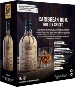 Rumbullion Premium Spiced Rum Geschenkset 0,7l inkl. Tumbler für 27,99€ (statt 35,99€)