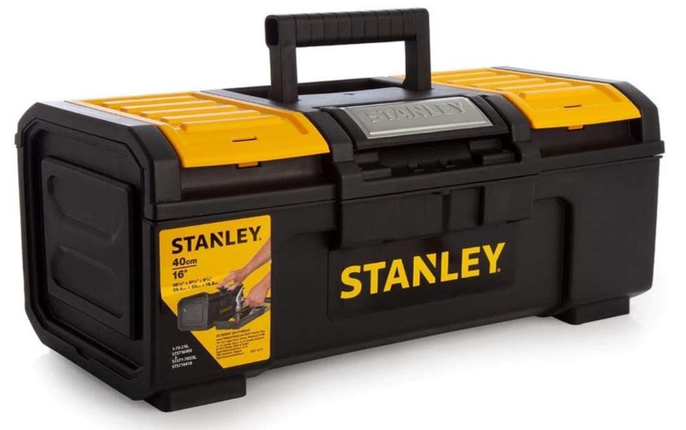 Stanley Werkzeugbox mit Schnellverschluss und Organizer für nur 15,49€ bei Prime-Versand
