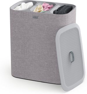 Joseph Joseph Tota – Trio 90-Liter-Wäschesortierkorb mit Deckel für 96,99€