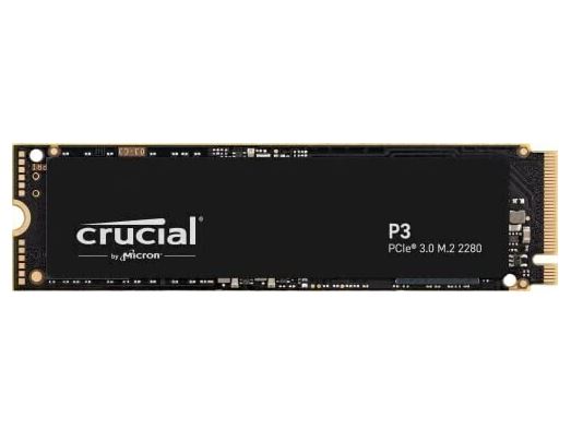 Crucial P3 M.2 PCIe Gen3 NVMe 2TB Interne SSD für nur 99,99€ inkl. Versand