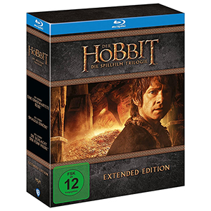 Der Hobbit: Die Spielfilm Trilogie Extended Edition auf Blu-ray für 24,87€