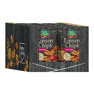 12er Pack funny-frisch Linsen Chips Sweet Chili (12 x 90 g) für 14,89€