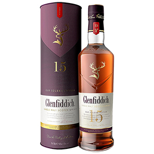 Glenfiddich Single Malt Scotch Whisky Solera (15 Jahre) ab 39,42€ (statt 47€)