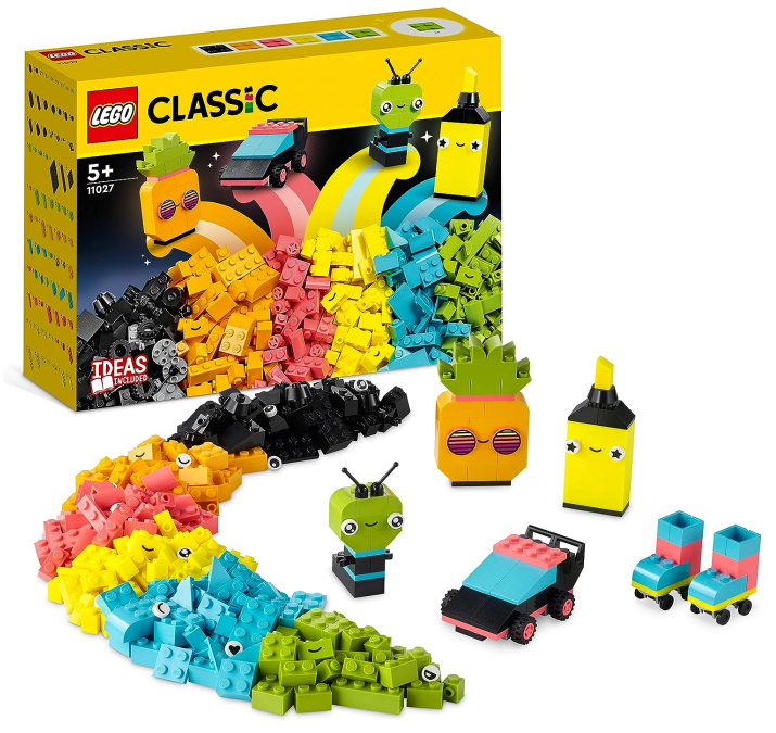 LEGO Classic Neon Kreativ-Bauset 11027 für nur 11€ bei Prime-Versand