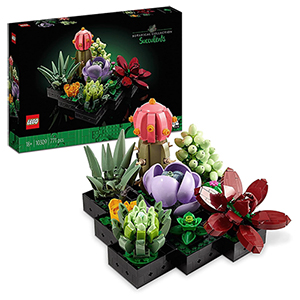 LEGO Icons Sukkulenten Blumen Set für 42,47€ (statt 53,49€)