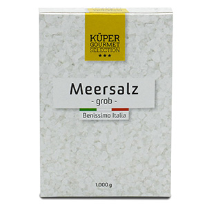 1kg Küper Selection grobes Meersalz für nur 1,29€ inkl. Prime-Versand