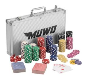 Muwo “All In” Pokerkoffer-Set mit 300 Chips für nur 26,04€ inkl. Versand