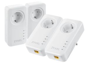 Zyxel G.hn 2400 Mbps Powerline Gigabit-Ethernet-Adapter PLA6457 im Viererpack für 45,90€ inkl. Versand