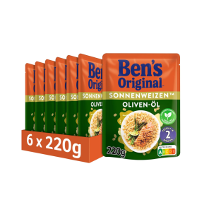 BEN’S ORIGINAL Express Sonnenweizen Olivenöl 6 x 220g für 5,99€ (statt 13,74€) im Spar-Abo