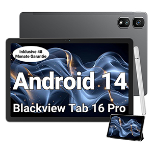 Blackview Tab 16 Pro Tablet (Android 14, 16GB + 256GB) für 156,99€ (statt 190€)