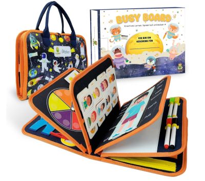 Lion’s Collection Busy Board Deutsch – Vielseitiges Montessori Activity Buch ab 3 Jahren für 29,90€