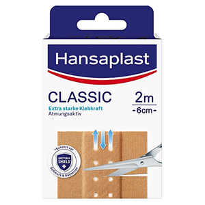Hansaplast Classic zuschneidbare Wundpflaster (2 m x 6 cm) für 2,19€