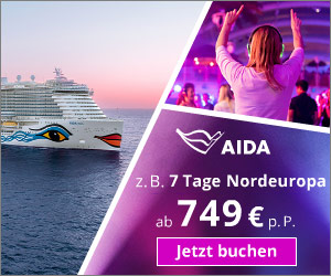 AIDA Sommer Hits 2024 z.B. 7 Tage Nordeuropa ab 749€ p.P.