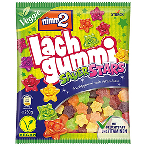 nimm2 Lachgummi SauerStars (250 g) für nur 1,11€ (statt 1,49€) – Prime