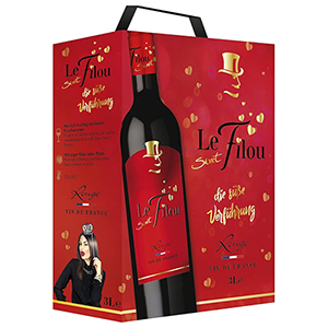 Le Sweet Filou – Süβer und fruchtiger Rotwein (3 L Bag in Box) für 8,24€ – Prime Spar-Abo