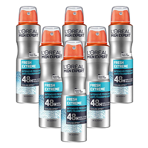 6 x 150 ml L’Oréal Men Expert 48H Deospray für nur 9,44€ inkl. Prime-Versand