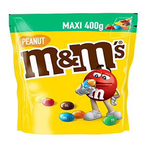 400g M&M’s Schokolinsen mit Erdnusskern für 3,77€ (statt 5€) – Prime