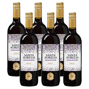 6 Flaschen Santa Aurelia Sangiovese für nur 26,94€ inkl. Lieferung