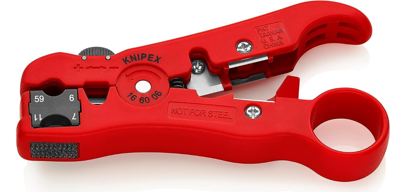 KNIPEX Abisolierwerkzeug für Koaxialkabel und Datenkabel für nur 9€ bei Prime inkl. Versand