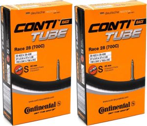2x Continental Race 28 700C Fahrradschläuche für 4,56€ (statt 7,58€)