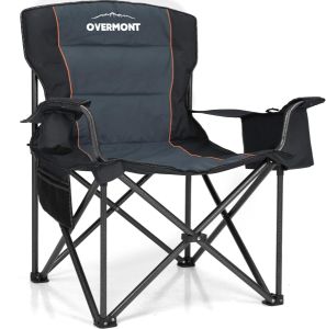 OVERMONT Übergroßer Camping Stuhl für bis zu 204Kg nur 46,38€ (statt 53,99€)