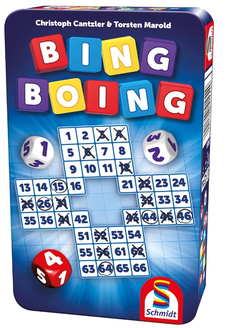 Schmidt Spiele 51454 Bing Boing Reisespiel Metalldose für nur 4€ bei Prime-Versand