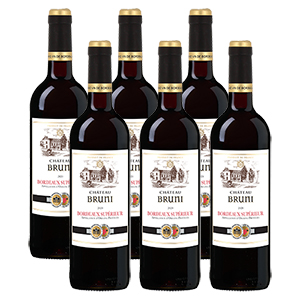 6 Flaschen Château Bruni Cuvée Prestige Bordeaux Supérieur für 31,14€