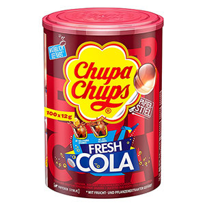 Chupa Chups Fresh Cola Lutscher-Dose (100 Lollis) für nur 11,67€ (statt 15€)