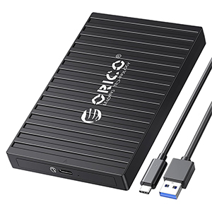 ORICO 2,5″ SATA SSD USB-C Festplattengehäuse für nur 7,99€ inkl. Prime-Versand
