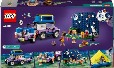 LEGO Friends Sterngucker-Campingfahrzeug Set mit Geländewagen-Auto und Spielzeug-Teleskop (42603) für 16,99€