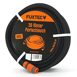 FUXTEC Perlschlauch 15, 30 oder 50 m mit Zubehör-Set ab 13,59€