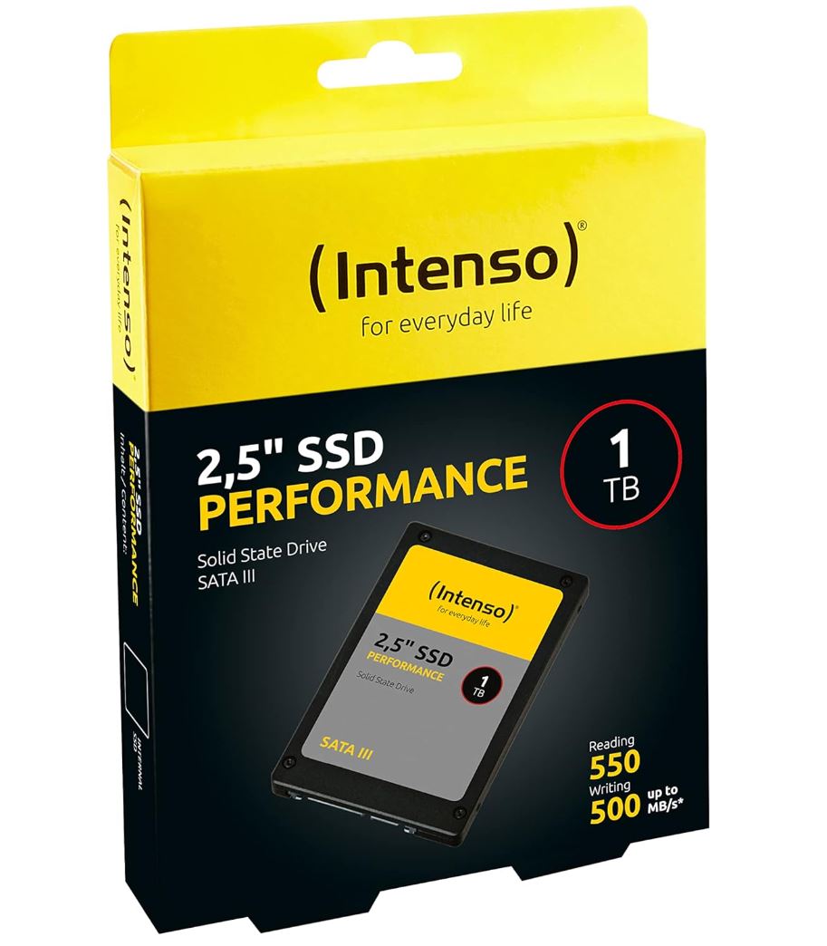 Intenso Interne 2,5 Zoll 1 TB SSD SATA III Performance für nur 49,99€ inkl. Versand
