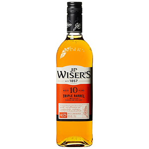J.P.WISER’S 10 Jahre Triple Barrel Canadian Whisky für nur 12,59€ (statt 15,58€)