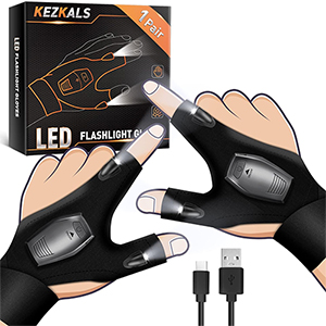 KEZKALS Handschuhe mit LED-Beleuchtung für 5,99€ – Prime