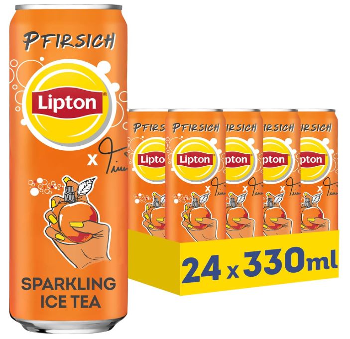 Geht wieder: 24 x 330ml LIPTON ICE TEA Sparkling Pfirsich für nur 11,52€ zzgl. 6€ Pfand