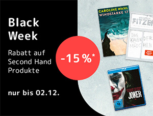 15% Rabatt auf alle Second Hand Produkte bei Medimops (MBW: 15€)