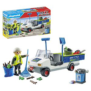 PLAYMOBIL City Action 71433 Stadtreinigung mit E-Fahrzeug für 9,99€ (statt 15€) – Prime