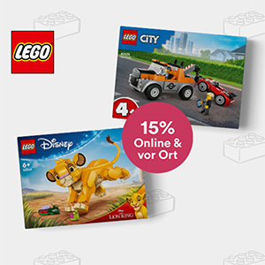 15% Rabatt auf alle LEGO Sets im Thalia Onlineshop