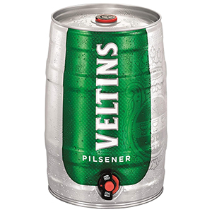 VELTINS Pilsener 5 l Partyfass (pfandfrei) für nur 8,49€ (statt 12€) – Prime