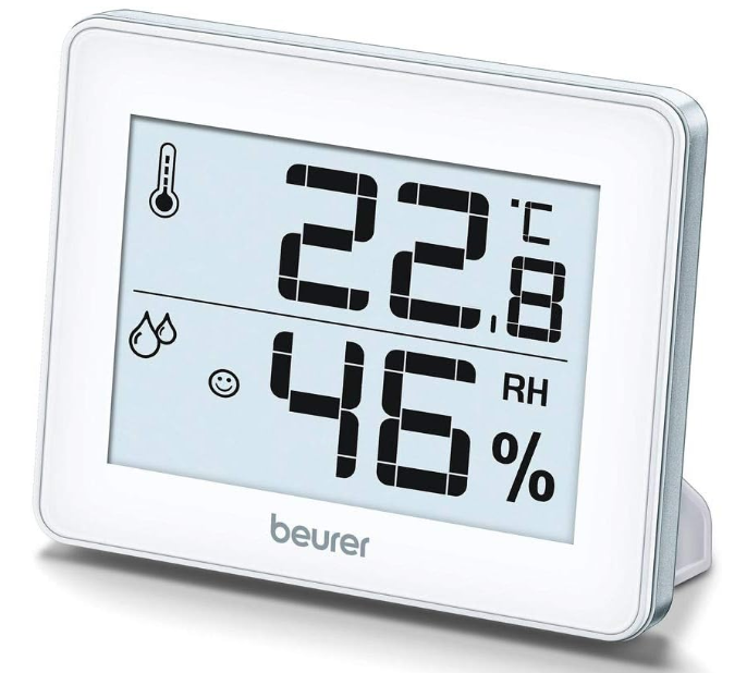 Beurer HM 16 Thermo-Hygrometer, Raumklimakontrolle mittels Temperaturanzeige für nur 9,99€ bei Prime inkl. Versand