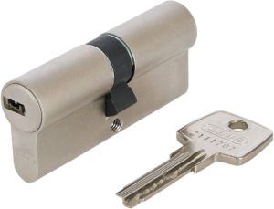 ABUS Profil-Zylinder D6XNP 30/35 mit Codekarte und 5 Schlüsseln für 19,89€