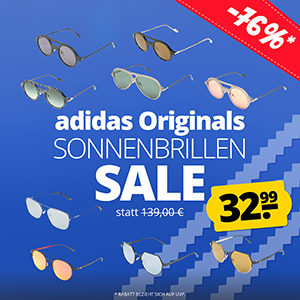 adidas Originals Unisex Sonnenbrillen (13 Designs) für nur je 32,99€